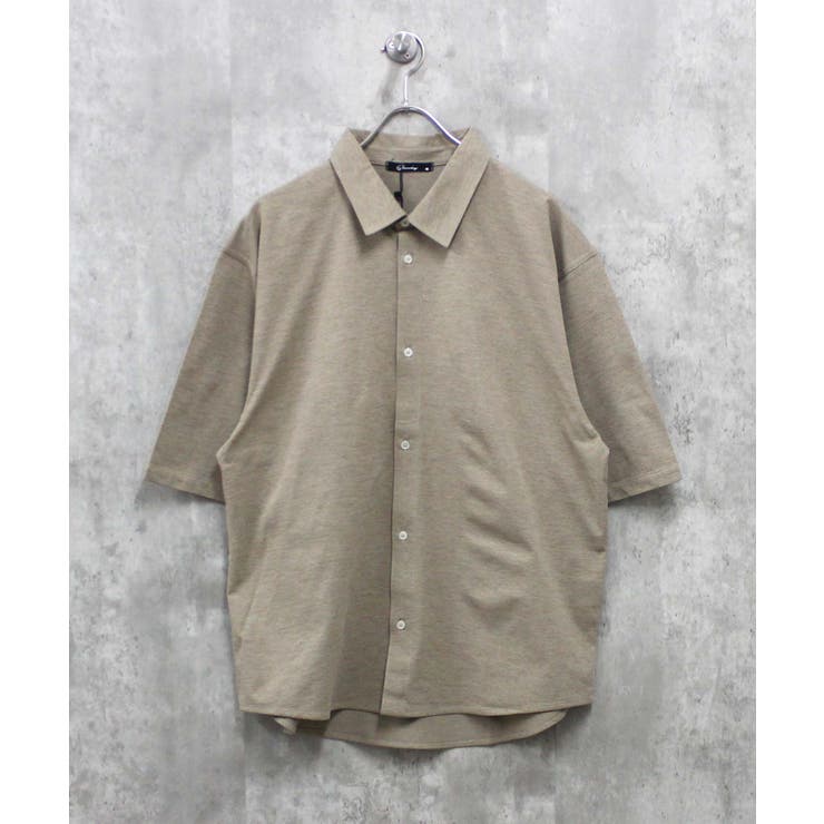 5-2ベージュ | マルチファンクション BIGシャツ メンズ | ZI-ON