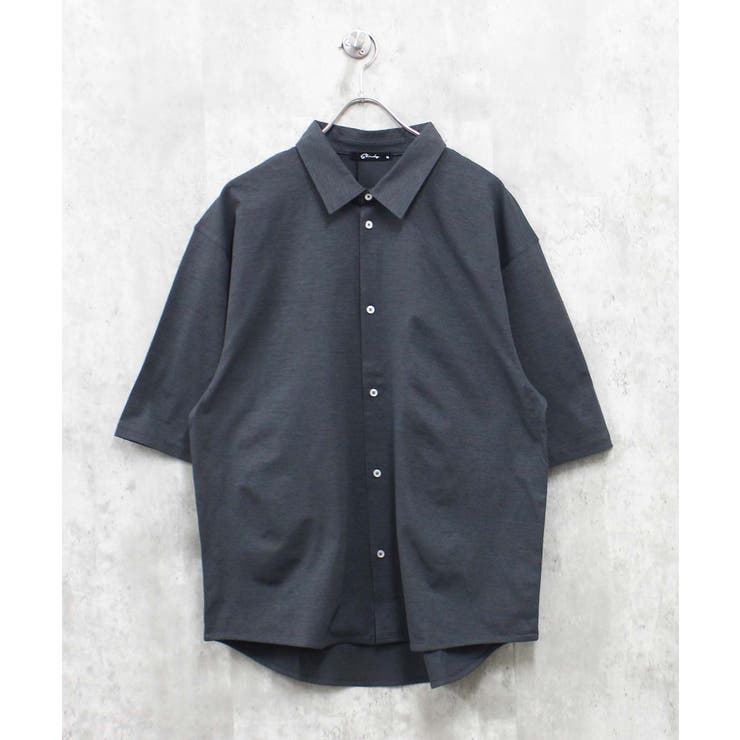 5-4チャコール | マルチファンクション BIGシャツ メンズ | ZI-ON