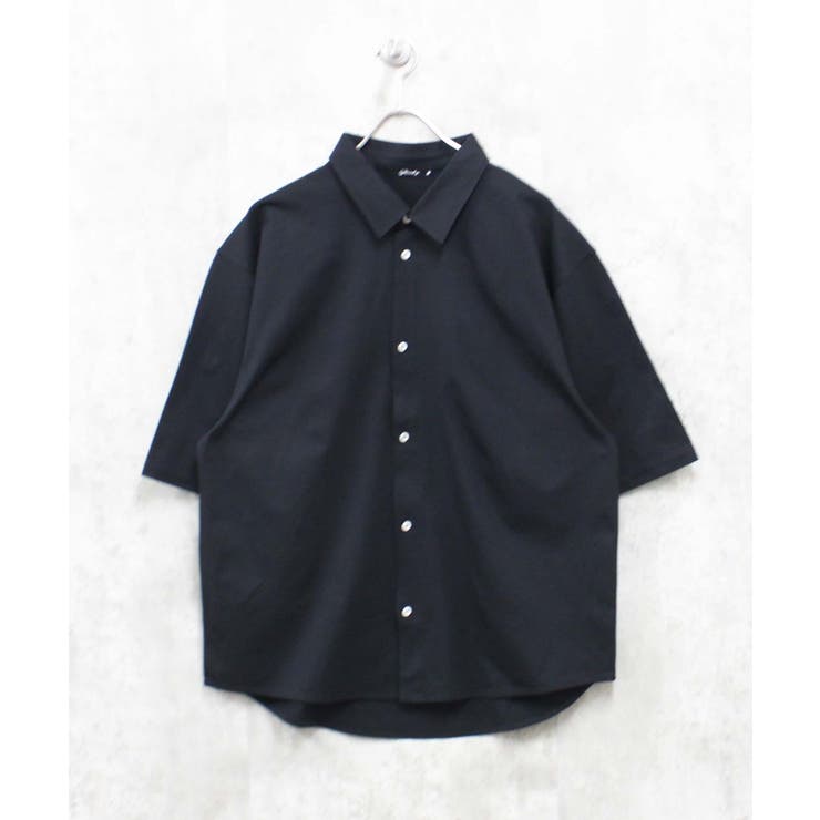 5-5ブラック | マルチファンクション BIGシャツ メンズ | ZI-ON