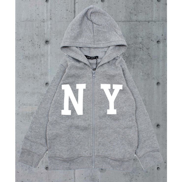 20-11杢グレー | キッズ パーカー 子供服 | ZI-ON