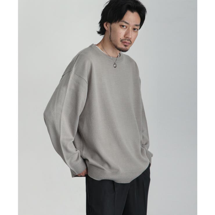 GRAY】セーター メンズ ニット[品番：ZP000010725]｜ZIP CLOTHING ...