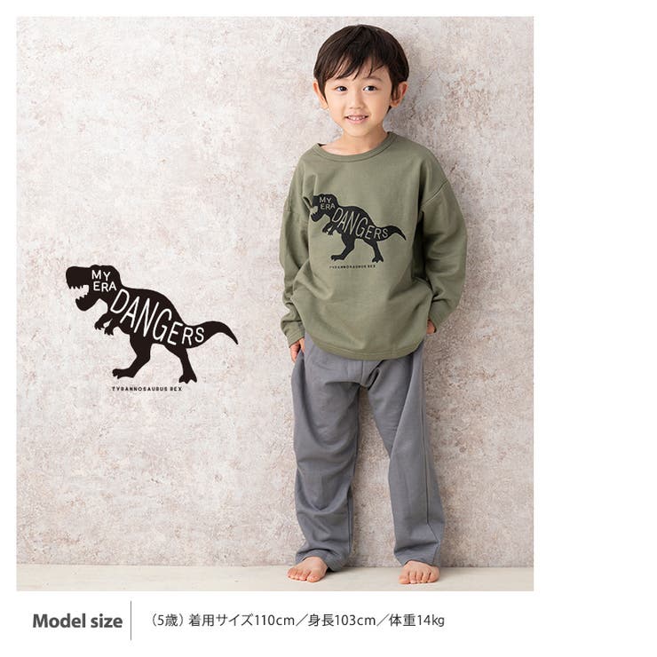 120 子供 恐竜 スウェット セットアップ ルームウェア 子供服 可愛い