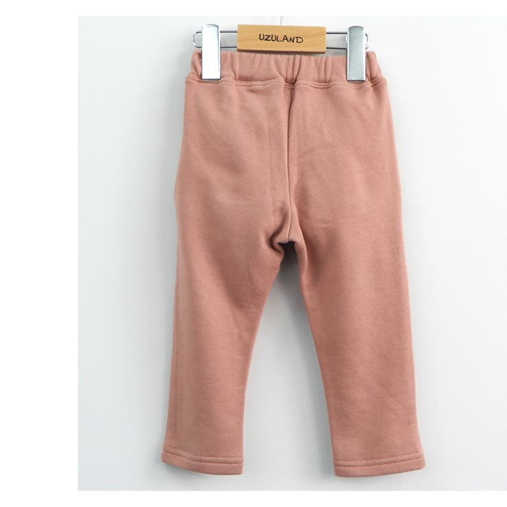 【10%OFF】子供服ボトムスパンツ女の子デザインポケットロングパンツ(80-130cm)【Uzulandウズランド】▽キッズベビーおしゃれかわいい可愛い二次加工切替女子女児こども服ベビー服秋春▽ポイント消化