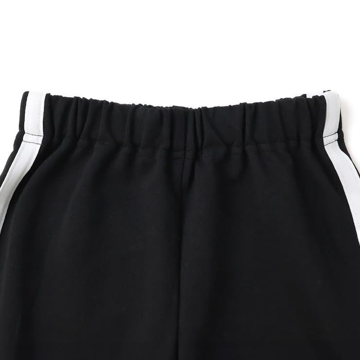 キッズ5分丈パンツハーフパンツ女の子イージーパンツ【GrinLabグリンラボ】ベビーストレッチズボンショートパンツショーツボトムス短パン涼しいミニ裏毛ライン入り裾リボンポケットかわいい可愛い伸縮ウエストゴム809095100110120130