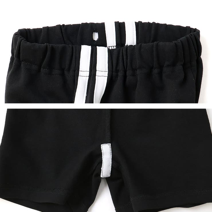 キッズ5分丈パンツハーフパンツ女の子イージーパンツ【GrinLabグリンラボ】ベビーストレッチズボンショートパンツショーツボトムス短パン涼しいミニ裏毛ライン入り裾リボンポケットかわいい可愛い伸縮ウエストゴム809095100110120130