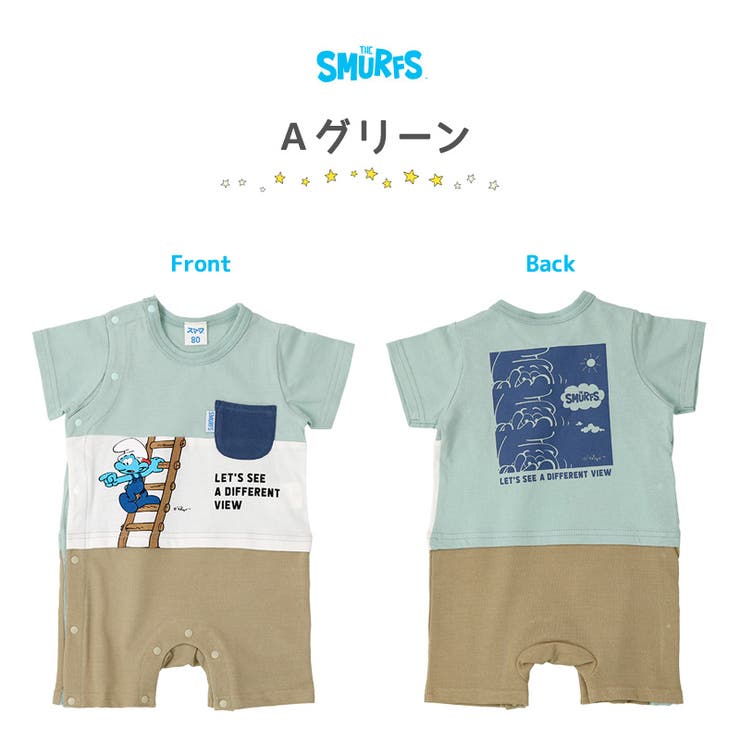 ベビー服 カバーオール スマーフ[品番：ZOOK0001158]｜zooland
