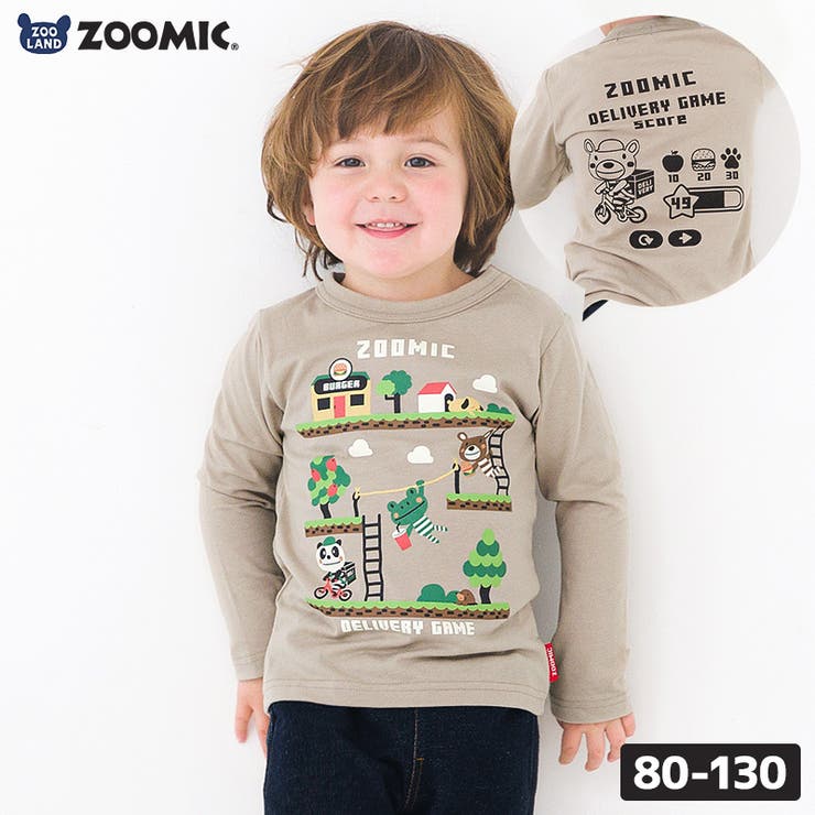 キッズ ロンT Tシャツ[品番：ZOOK0001358]｜zooland（ズーランド）の 
