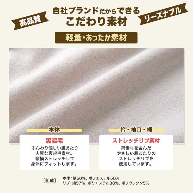 キッズトレーナー裏起毛女の子くま子供服長袖トップス(80-130cm)【GrinLabグリンラボ】▽ガールズかわいいクマどうぶつ冬服スウェットベビー服809095100110120130▽ポイント消化