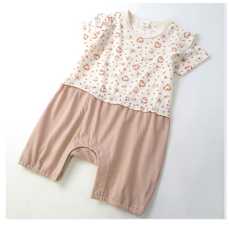 ベビー服 カバーオール 重ね着風[品番：ZOOK0001656]｜zooland