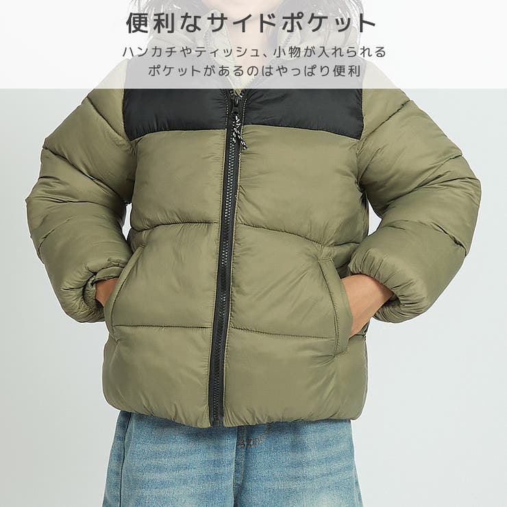 キッズ 中綿ジャケット フード付 | zooland | 詳細画像8 