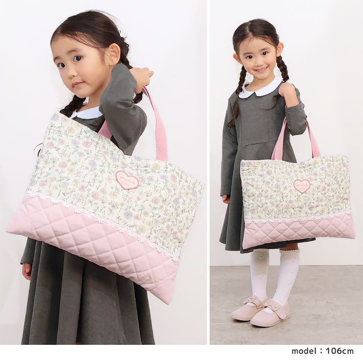 チェック切替 レッスンバッグ キルティング | zooland | 詳細画像8 