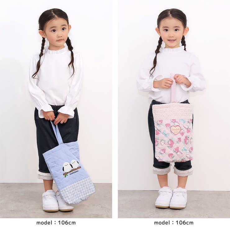 イチゴ シューズバッグ キルト | zooland | 詳細画像6 