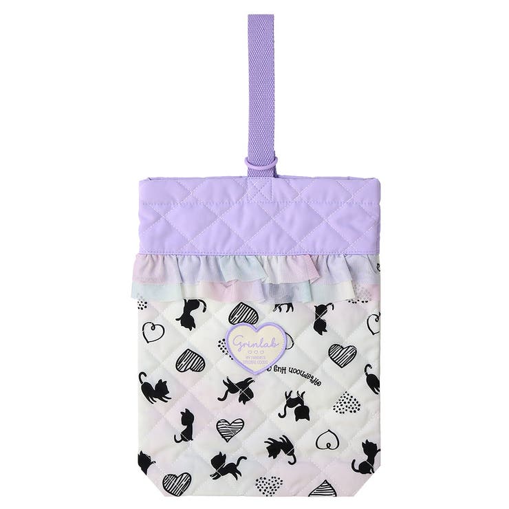 ネコ シューズバッグ キルト | zooland | 詳細画像2 