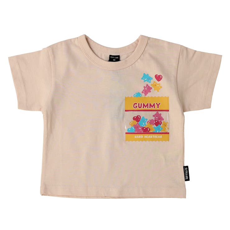 D：キャンディーポケット/ピンク | キッズ Tシャツ 半袖 | zooland