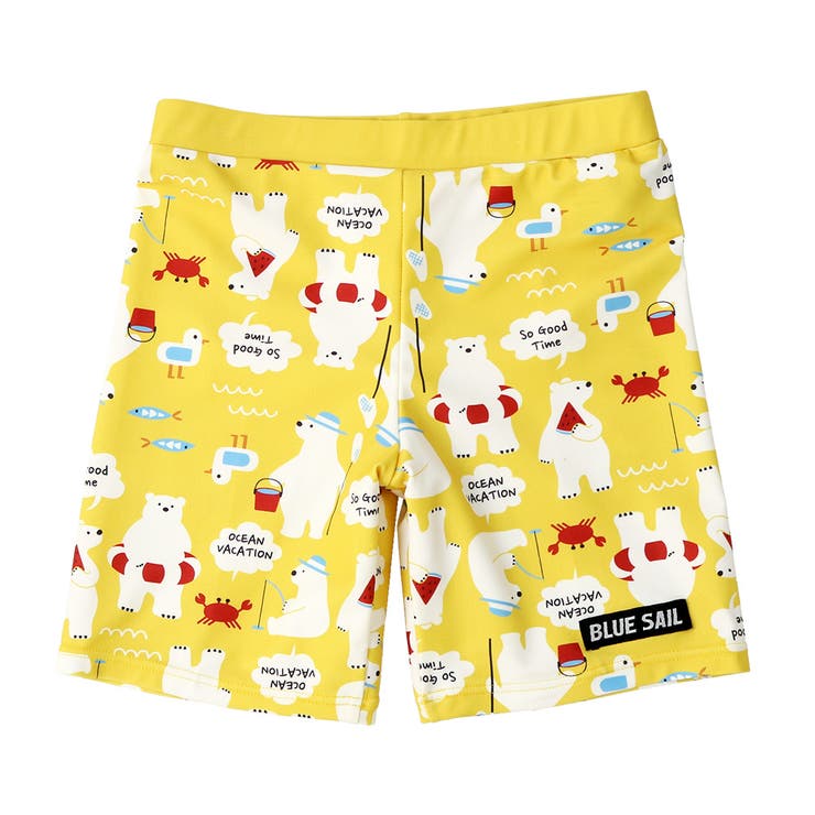 F：イエロー | キッズ 水着 男の子 | zooland