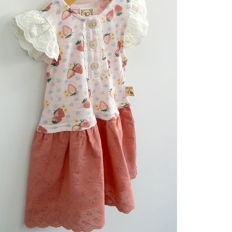 Zooland ワンピース ウズランド いちご レース 品番 Zook Zooland ズーランド のキッズファッション通販 Shoplist ショップリスト