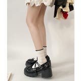 リボンデザイン厚底ヒールパンプス | SHEPP | 詳細画像15 