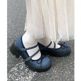 リボンデザイン厚底ヒールパンプス | SHEPP | 詳細画像34 
