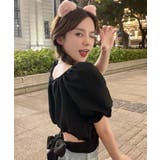 スクエアネックパフスリーブブラウス | SHEPP | 詳細画像7 