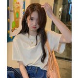 ハートロゴ刺繍Tシャツ | SHEPP | 詳細画像2