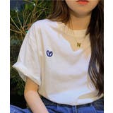 ハートロゴ刺繍Tシャツ | SHEPP | 詳細画像6