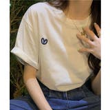 ハートロゴ刺繍Tシャツ | SHEPP | 詳細画像7