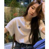 ハートロゴ刺繍Tシャツ | SHEPP | 詳細画像8