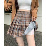 プリーツチェックミニスカート | SHEPP | 詳細画像3