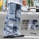 デニムパンツ メンズ ワイドパンツ | ONE 4 PREMIUM | 詳細画像1