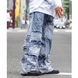 BLUE CHEMICAL | デニムパンツ メンズ ワイドパンツ | ONE 4 PREMIUM