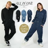 つなぎ デニム オールインワン[品番：OCGW0001800]｜ONE 4 PREMIUM