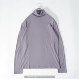 PURPLE GRAY(タートルネック) | スムース モックネック タートルネック | ONE 4 PREMIUM