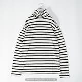 BORDER WHITE(タートルネック) | スムース モックネック タートルネック | ONE 4 PREMIUM