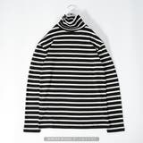 BORDER BLACK(タートルネック) | スムース モックネック タートルネック | ONE 4 PREMIUM