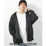 09-BLACK | ジップアップパーカー メンズ ビッグパーカー | ONE 4 PREMIUM