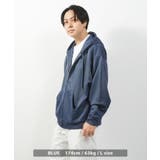 ジップアップパーカー メンズ ビッグパーカー | ONE 4 PREMIUM | 詳細画像13