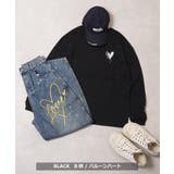 ハート刺繍 ワイドシルエット ロンt | ONE 4 PREMIUM | 詳細画像12 