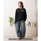 ハート刺繍 ワイドシルエット ロンt | ONE 4 PREMIUM | 詳細画像14 