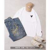 ハート刺繍 ワイドシルエット ロンt | ONE 4 PREMIUM | 詳細画像15 