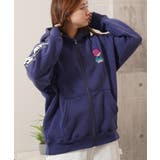 INDIGO BLUE | 裏起毛 ジップパーカー メンズ | ONE 4 PREMIUM