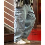 BLEACH | ◆イージー ワイドカーゴ デニムパンツ◆ | ONE 4 PREMIUM