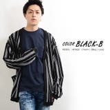 ブラック-B | トップス ビッグシルエット カーディガン | ONE 4 PREMIUM