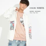 WHITE | 薔薇 シャツ メンズ | ONE 4 PREMIUM