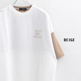 beige | ビッグtシャツ メンズ ビッグシルエット | ONE 4 PREMIUM
