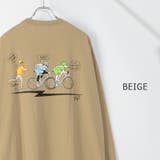 BEIGE | ◆ビッグシルエットTシャツ 長袖◆ ロンT | ONE 4 PREMIUM