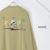 KHAKI | ◆ビッグシルエットTシャツ 長袖◆ ロンT | ONE 4 PREMIUM
