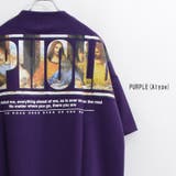purple(Atype) | ビッグtシャツ メンズ ビッグシルエット | ONE 4 PREMIUM
