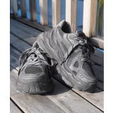 GRAY | DIRTY加工 ダットスニーカー 靴 | ONE 4 PREMIUM