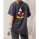 A柄-CHARCOAL | ミッキー tシャツ レディース | ONE 4 PREMIUM