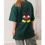 B柄-D.GREEN | ミッキー tシャツ レディース | ONE 4 PREMIUM